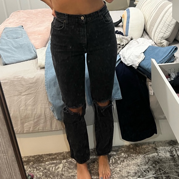 Abercrombie ‘90s Straight Ultra High Rise Jeans - Picture 1 of 4